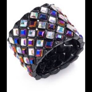 Material Girl Rhinestone Bracelet